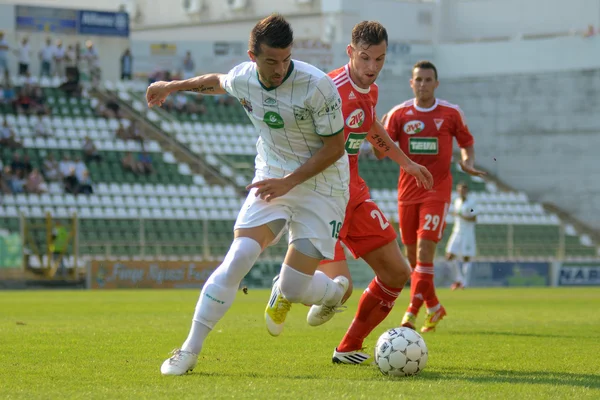 Kaposvar - Jogo de futebol Debrecen — Fotografia de Stock