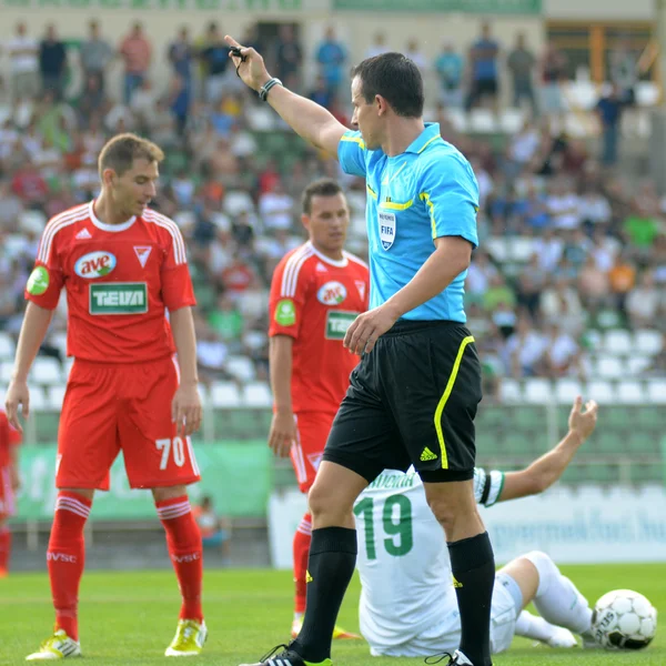 Kaposvar - Jeu de football Debrecen — Photo
