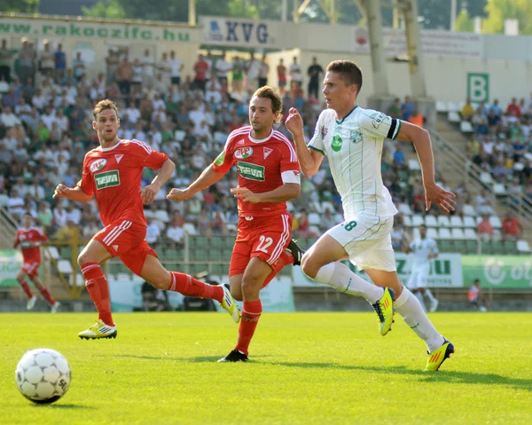 Kaposvar - Jeu de football Debrecen — Photo