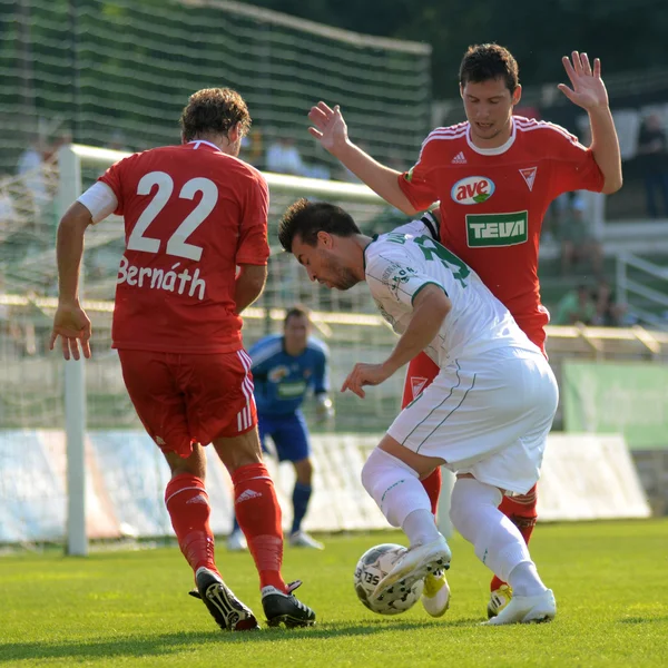 Kaposvar - Debrecen partita di calcio — Foto Stock