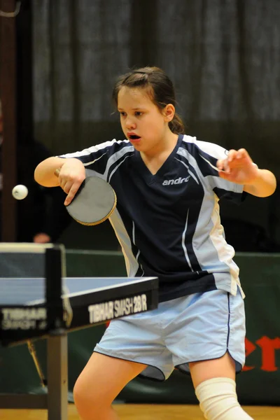 Kaposvar - Beremend table tennis game — Stock Photo, Image