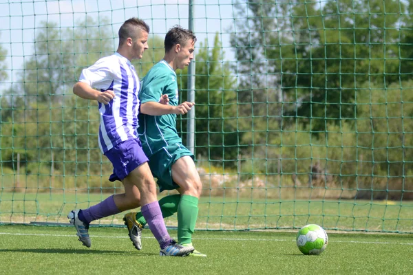 Kaposvar - Ujpest under 18 soccer game — Stock Photo, Image