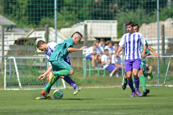Kaposvar - ujpest altında 18 futbol oyunu — Stok fotoğraf