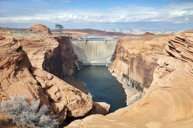 Glen Canyon Dam, Page, Arizona clipart