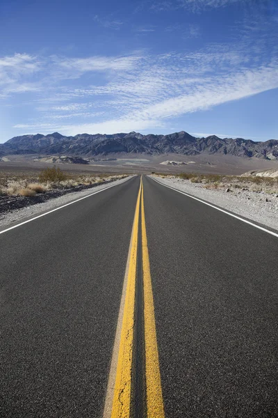 stock image Highway going to Death Valley.