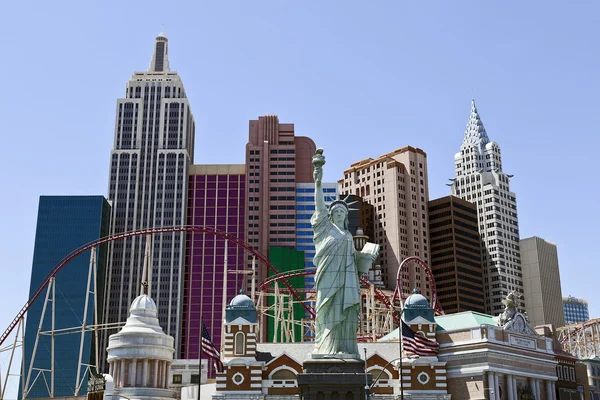 New York New York Hotel & Casino em Las Vegas, Nevada — Fotografia de Stock