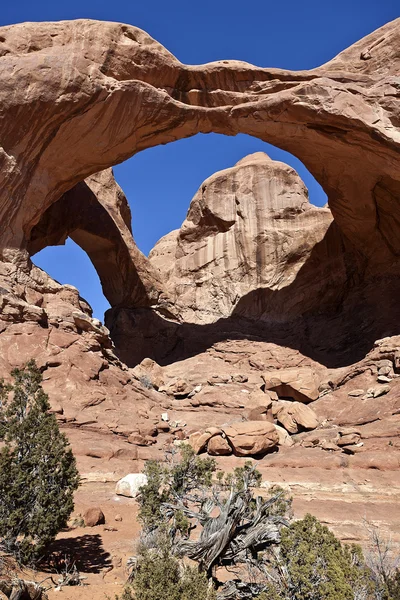 Double Arch, Utah — Stock Photo, Image