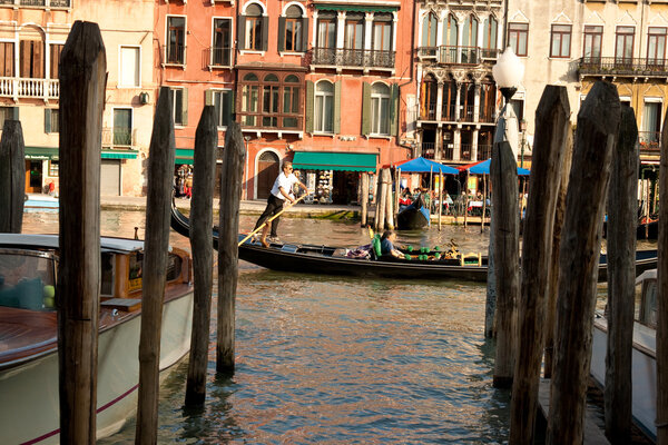 Venezia.Italy. Gondole.