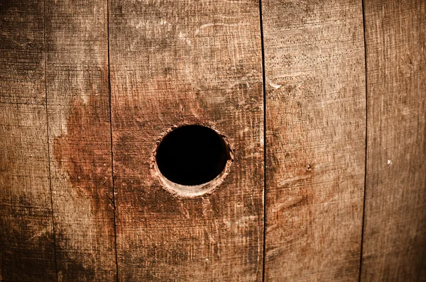 Vinho barril nó Peep Hole — Fotografia de Stock