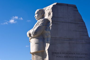 Martin Luther King Memorial in Washington DC clipart