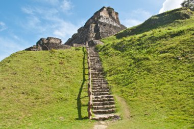 Mayan Ruin - Xunantunich in Belize clipart