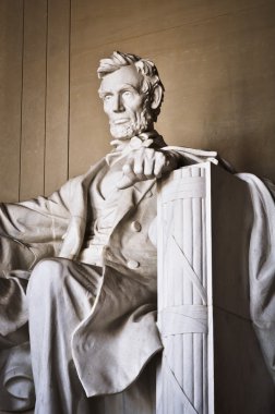 Lincoln Memorial in Washington DC clipart