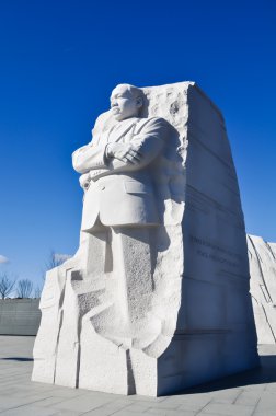 Martin Luther King Memorial Statue in Washington DC clipart