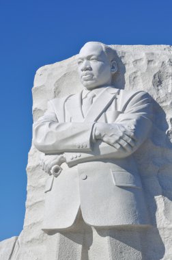 Martin Luther King Statue in Washington DC clipart