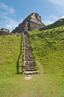 Mayan Ruin - Xunantunich in Belize clipart