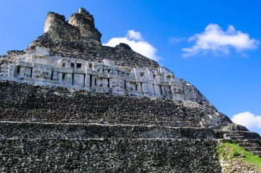 Xunantunich Ancient Mayan Ruin in Belize clipart