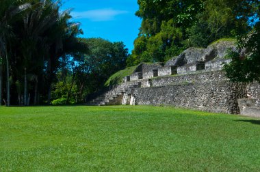 Xunantunich Belize Mayan Temple clipart