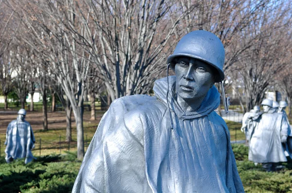 Korean War Memorial di Washington DC — Stok Foto