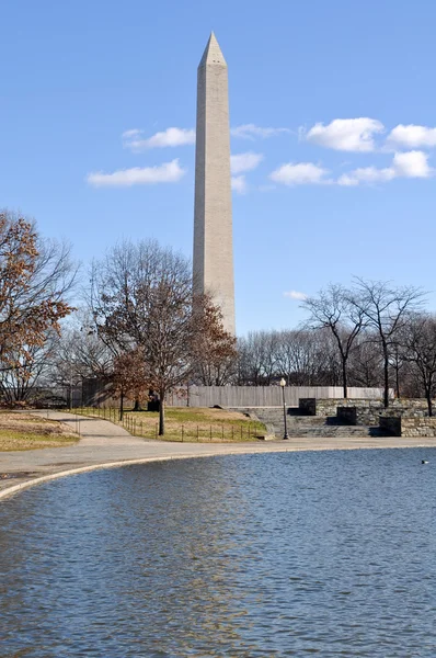 Pomnik Waszyngtona w zimie — Zdjęcie stockowe
