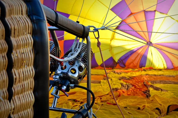 Sıcak hava balonu sepeti — Stok fotoğraf