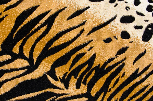Tiger Cheetah Print Rug Background — Stock Photo, Image