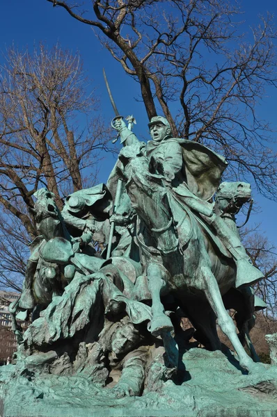 Estátua da Guerra Civil em Washington DC — Fotografia de Stock
