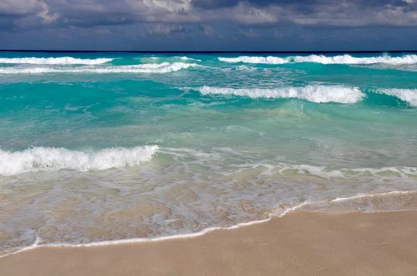 Strand van cancun — Stockfoto