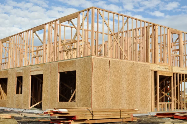New Home Under Construction — Stock Photo, Image