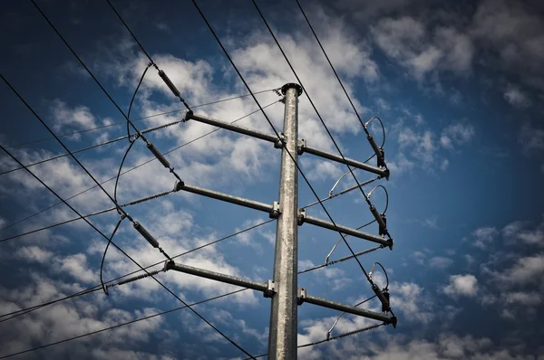 Elektriska powerline — Stockfoto