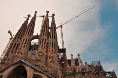 Barcelona İspanya - sagrada familia