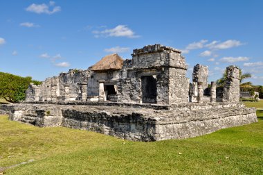 Tulum Mexico Mayan Ruins clipart