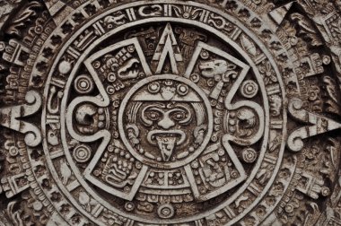 Ancient Mayan Calendar clipart