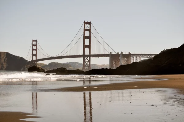 Мост Золотые Ворота в Сан-Франциско — стоковое фото
