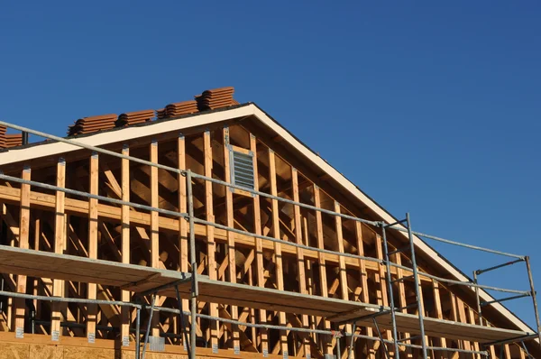 Neues Eigenheim im Bau — Stockfoto