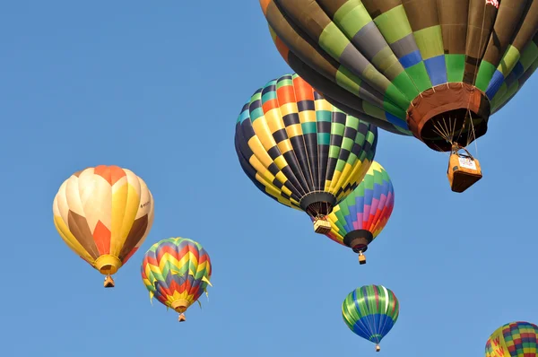 Corrida de balão de ar quente Reno 2011 — Fotografia de Stock