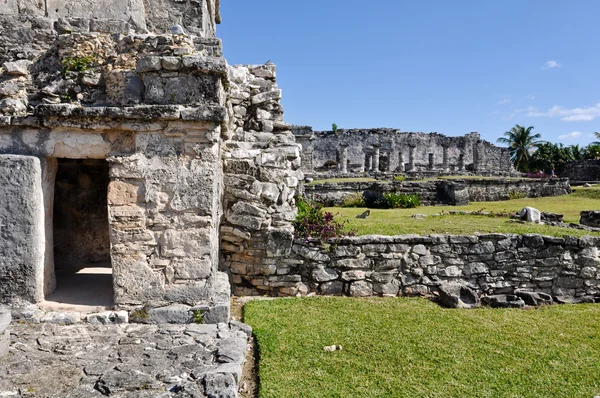 Tulum Meksika Maya harabelerini — Stok fotoğraf