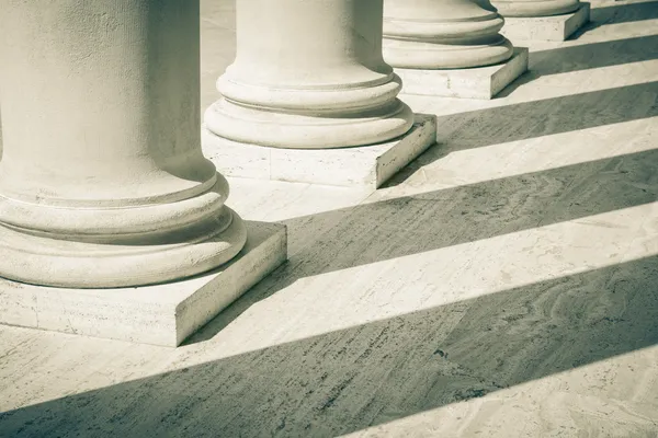 Pillars of Law and Justice — Stock Photo, Image