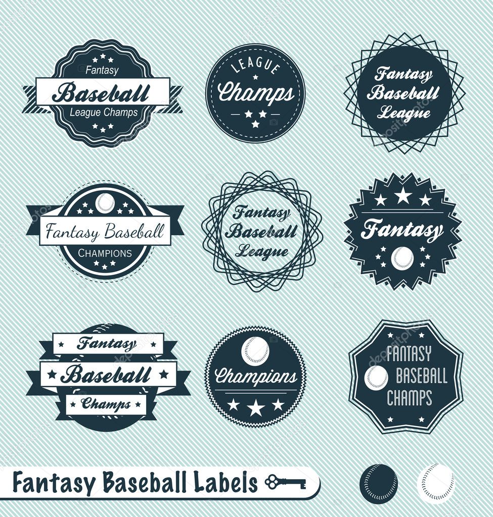 Vector Set: Fantasy Baseball Labels