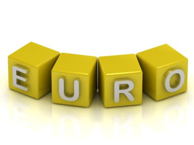 Euro metin altın küpleri