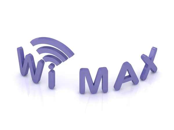 Abstraktes wi max logo — Stockfoto