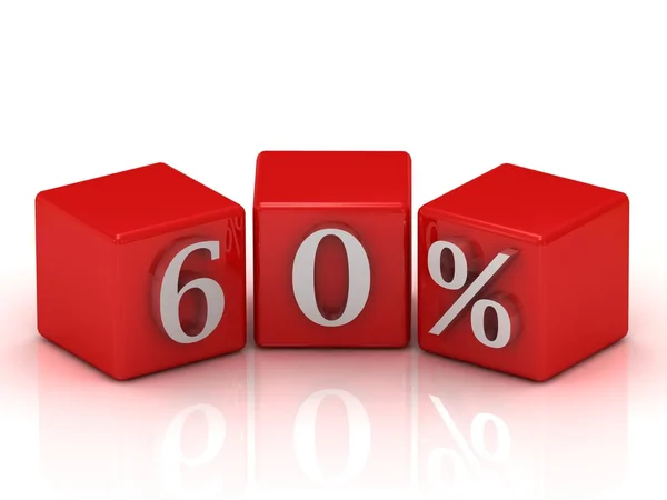 60% — Fotografia de Stock