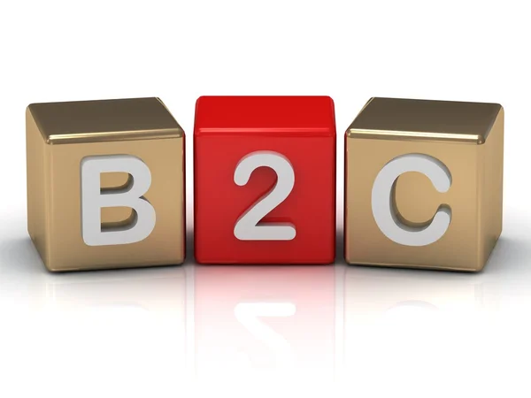 B2C business-to-consument — Stockfoto