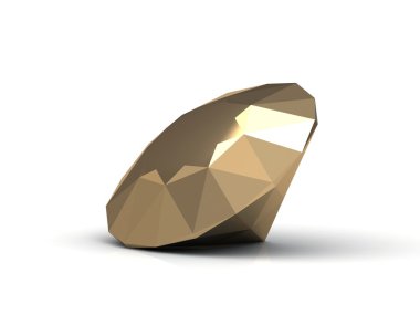 Gold diamond clipart