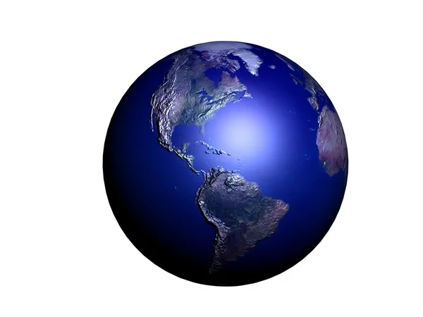 Planet Earth 3d render — Stock Photo, Image