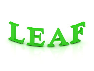 yeşil harflerle yaprak üye