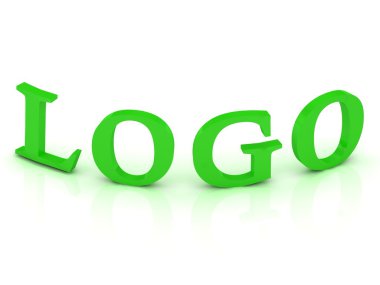 logo işareti yeşil harflerle