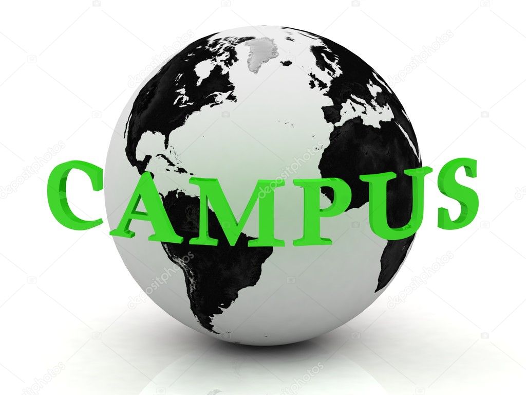 CAMPUS abstraction inscription around earth