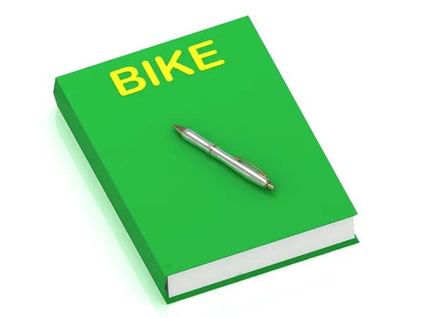 Nome della bicicletta sul libro di copertina — Foto Stock
