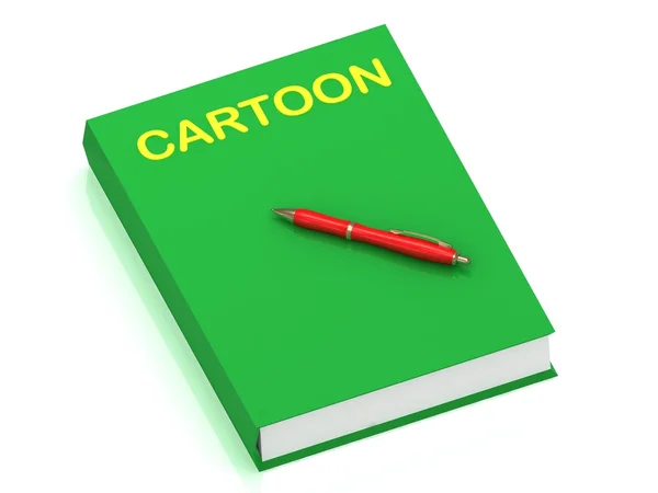 CARTOON name on cover book — Stock Photo, Image