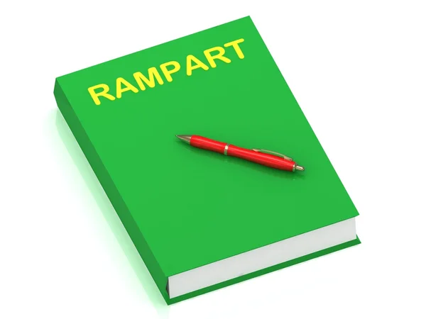 Rampart naam op cover boek — Stockfoto